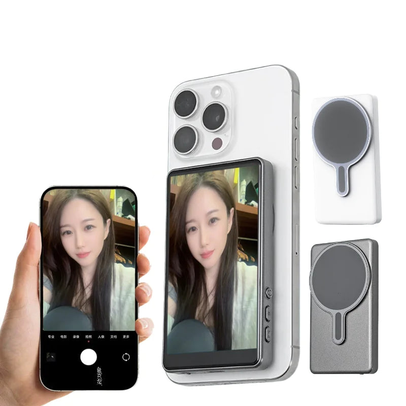 Schermo magnetico per selfie con fotocamera esterna - Compatibile MagSafe